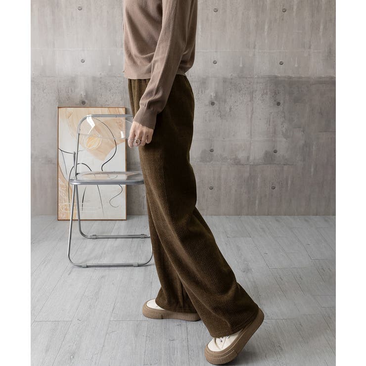 裏起毛ワイドパンツ あったかニットパンツ | Miniministore | 詳細画像29 