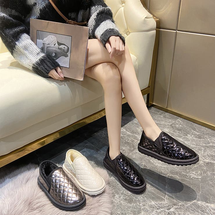 ムートンパンプス レディースボアモカシン | Miniministore | 詳細画像13 