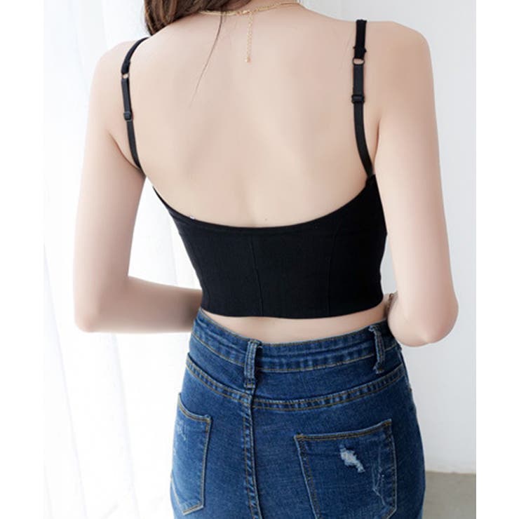 カップ付きキャミソール Uバックオープン | Miniministore | 詳細画像9 