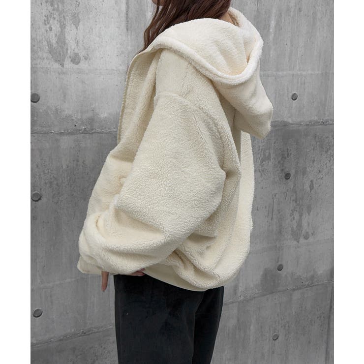 リバーシブルボアパーカージャケット韓国風 | Miniministore | 詳細画像5 