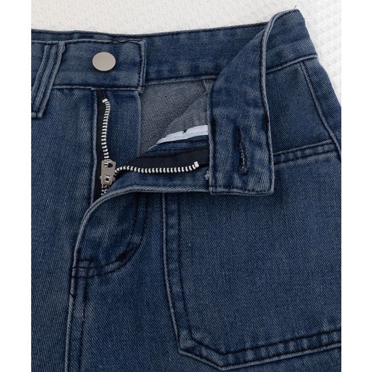 韓国風セミフレアデニムパンツ レディース | Miniministore | 詳細画像17 