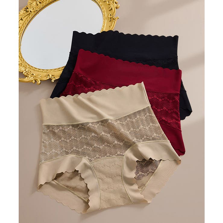 ハイウエスト総レースショーツ スカラップ | Miniministore | 詳細画像14 