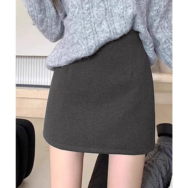 ウールライクミニタイトスカート 美脚脚長 | Miniministore | 詳細画像3 