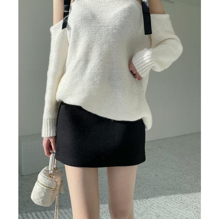 ウールライクミニタイトスカート 美脚脚長 | Miniministore | 詳細画像7 