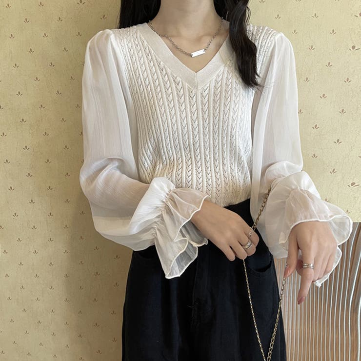 レディース ニットトップス  韓国 秋服 | Miniministore | 詳細画像10 