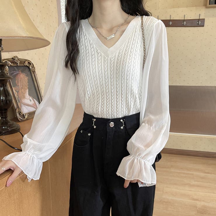 レディース ニットトップス  韓国 秋服 | Miniministore | 詳細画像11 