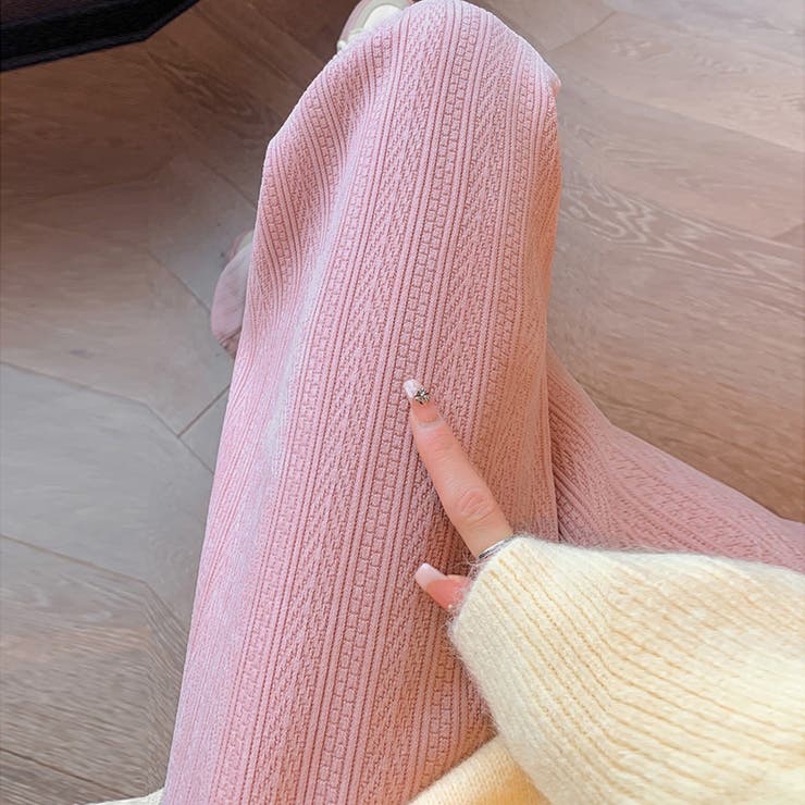 ワイドパンツ レディース韓国ニットパンツ | Miniministore | 詳細画像19 