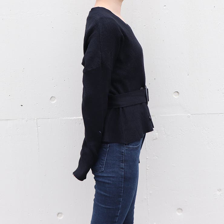 リブニット カーディガン レディース | Miniministore | 詳細画像15 