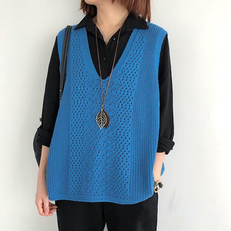 ニットベスト レディース ニットジレ秋冬 | Miniministore | 詳細画像10 