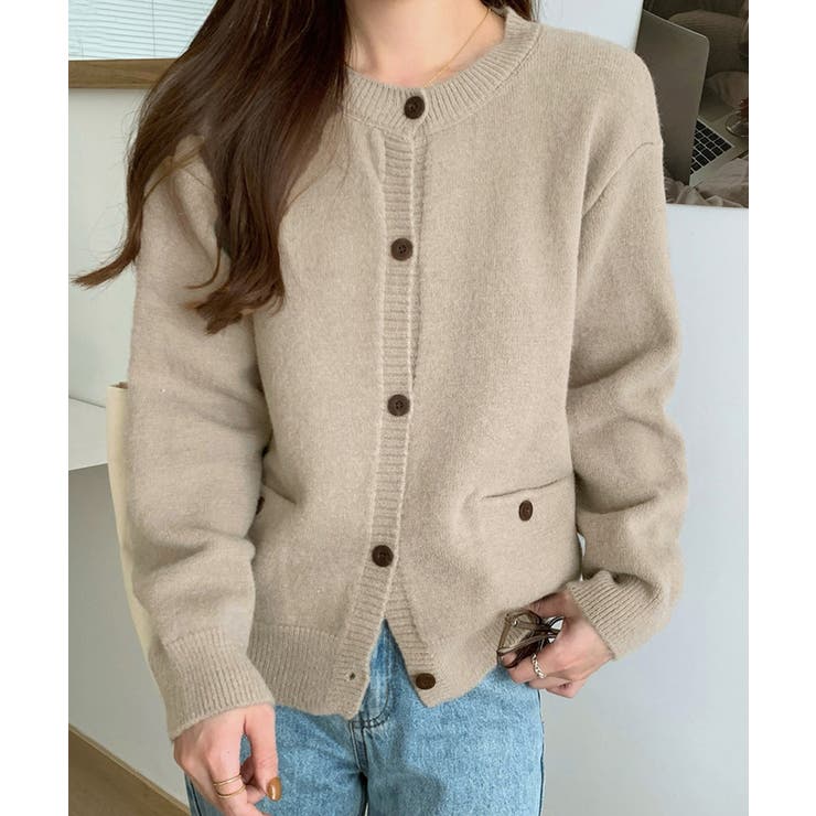 ニットカーディガン ポケット付き 秋冬服 | Miniministore | 詳細画像10 