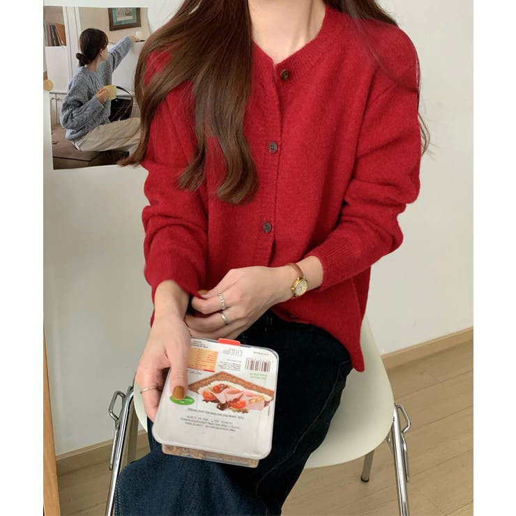 ニットカーディガン ポケット付き 秋冬服 | Miniministore | 詳細画像13 