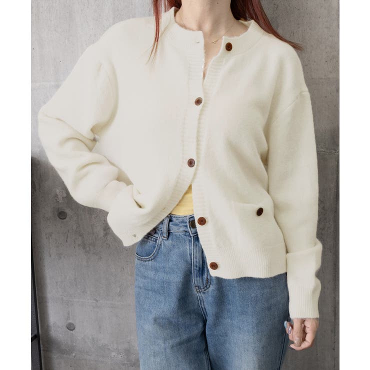 ニットカーディガン ポケット付き 秋冬服 | Miniministore | 詳細画像19 