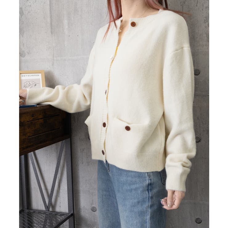 ニットカーディガン ポケット付き 秋冬服 | Miniministore | 詳細画像20 