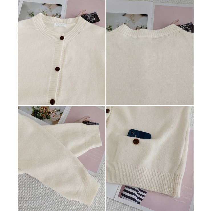 ニットカーディガン ポケット付き 秋冬服 | Miniministore | 詳細画像26 