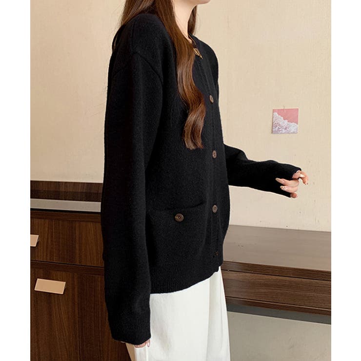 ニットカーディガン ポケット付き 秋冬服 | Miniministore | 詳細画像5 