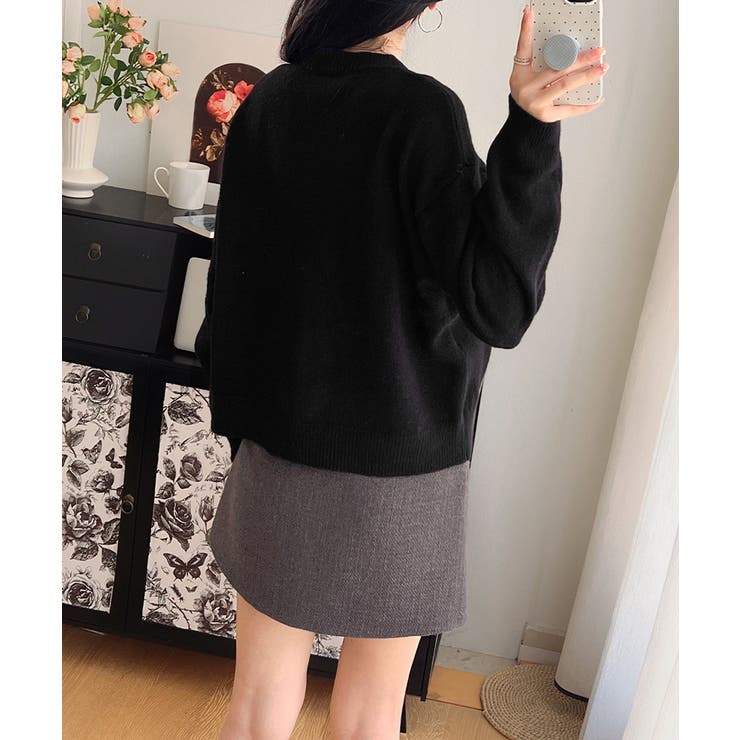 ニットカーディガン ポケット付き 秋冬服 | Miniministore | 詳細画像7 