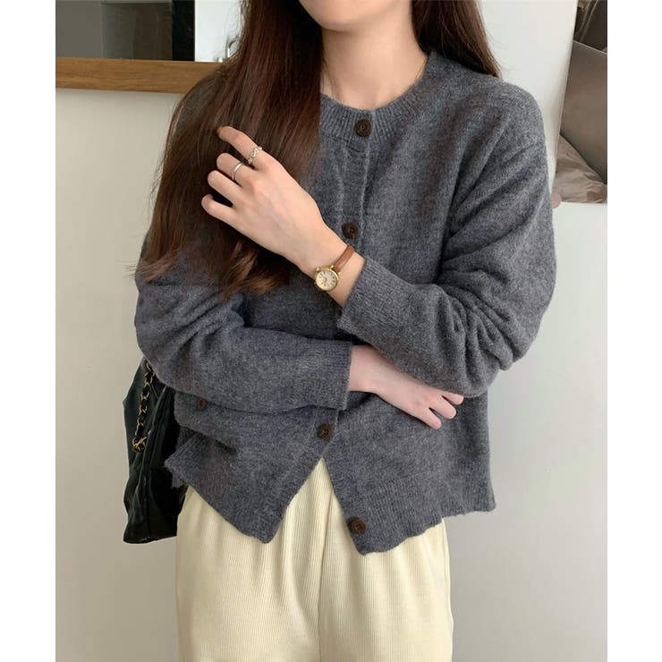 ニットカーディガン ポケット付き 秋冬服 | Miniministore | 詳細画像9 