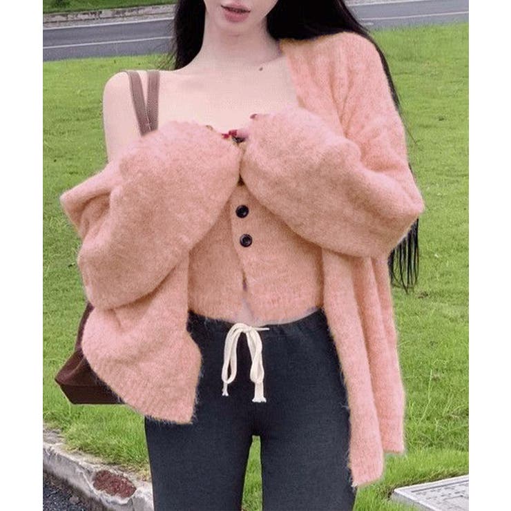 ニットアンサンブルベアトップニットカーデ | Miniministore | 詳細画像15 