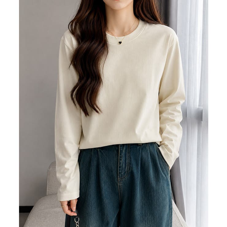 長袖TシャツカットソークルーネックロンT | Miniministore | 詳細画像11 