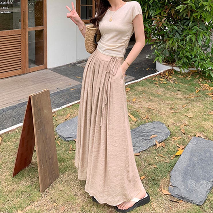 とろみパンツ レディース 綿麻スカンツ夏 | Miniministore | 詳細画像12 