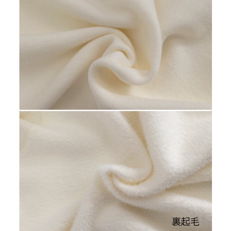 裏起毛 ハイネックニットトップスフリル襟 | Miniministore | 詳細画像27 