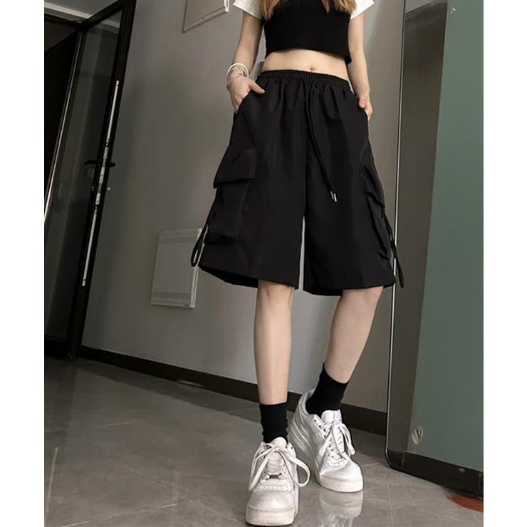 カーゴショートパンツ 5分丈ハーフパンツ | Miniministore | 詳細画像2 