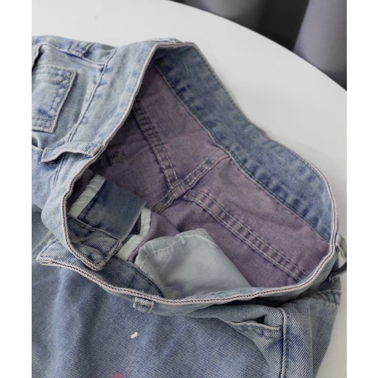 ピンク ダメージデニムパンツ レディース | Miniministore | 詳細画像21 