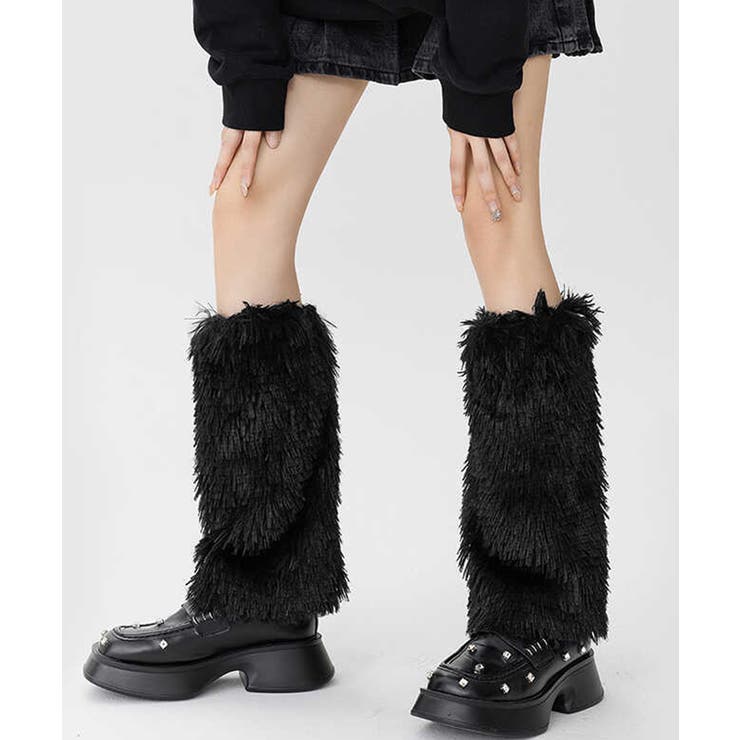 フェイクファーレッグウォーマー モコモコ | Miniministore | 詳細画像5 