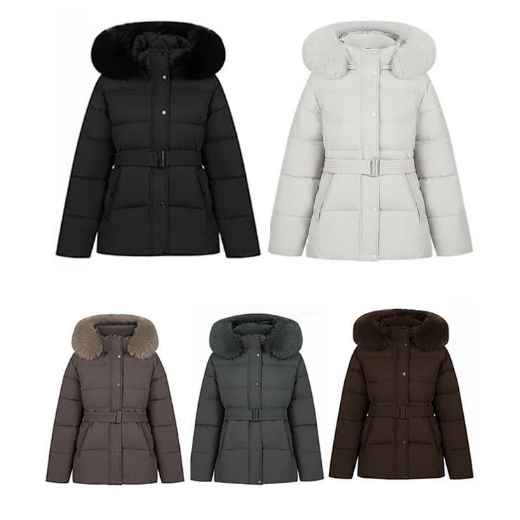 フーディーダウンジャケット 中綿アウター | Miniministore | 詳細画像30 