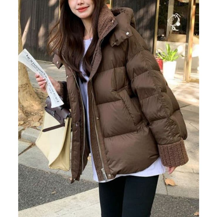 ダウンジャケットフード付きダウン風コート | Miniministore | 詳細画像12 