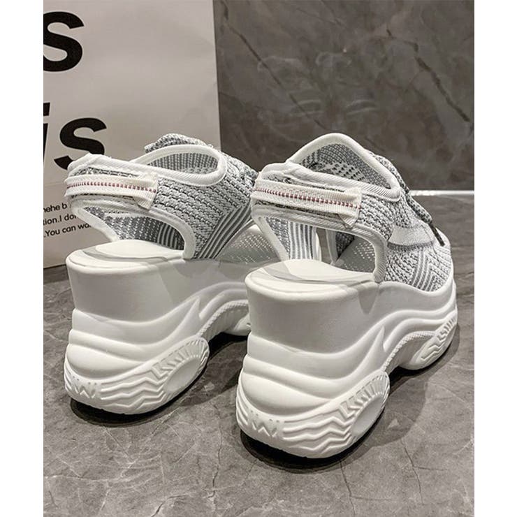 オープントゥスポーティーサンダル 厚底靴 | Miniministore | 詳細画像20 