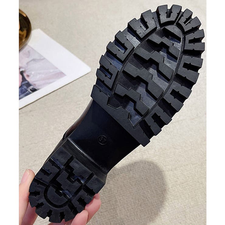 サイドゴアブーツチャンキーヒールブーティ | Miniministore | 詳細画像20 