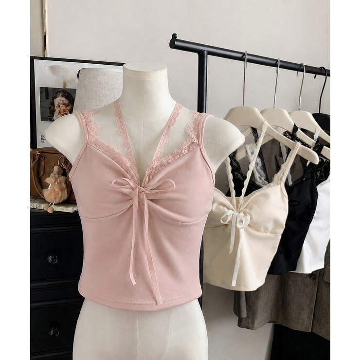カップ付きキャミソールホルターネック夏服 | Miniministore | 詳細画像16 