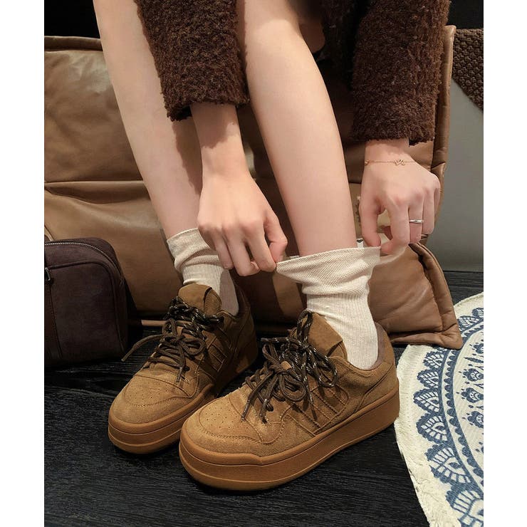 厚底コートスニーカーローカットレディース | Miniministore | 詳細画像11 