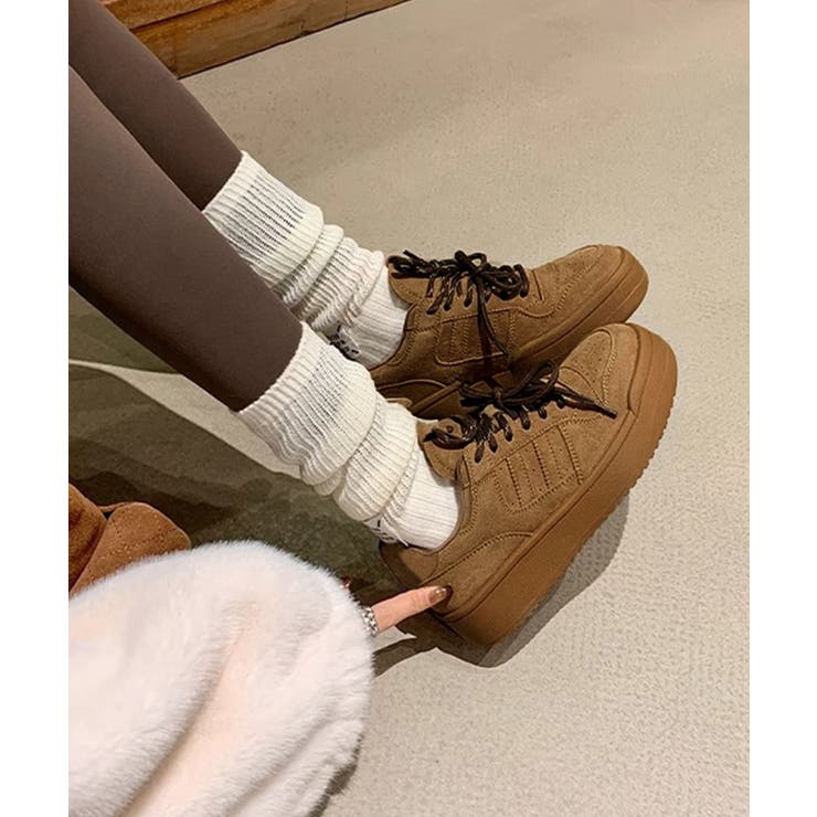 厚底コートスニーカーローカットレディース | Miniministore | 詳細画像12 