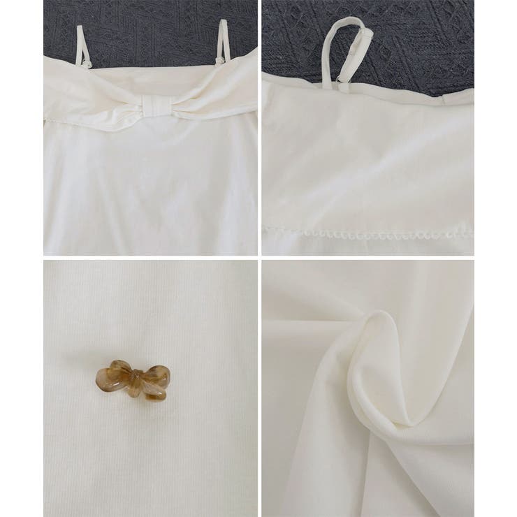 リボン オフショルダートップスレディース | Miniministore | 詳細画像21 