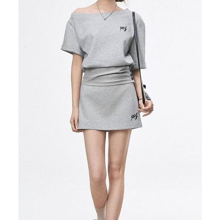 ガーリーセットアップ ワンオフショルダー | Miniministore | 詳細画像10 