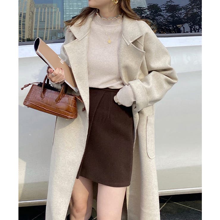 ハイネックニットトップスフリルニットソー | Miniministore | 詳細画像10 