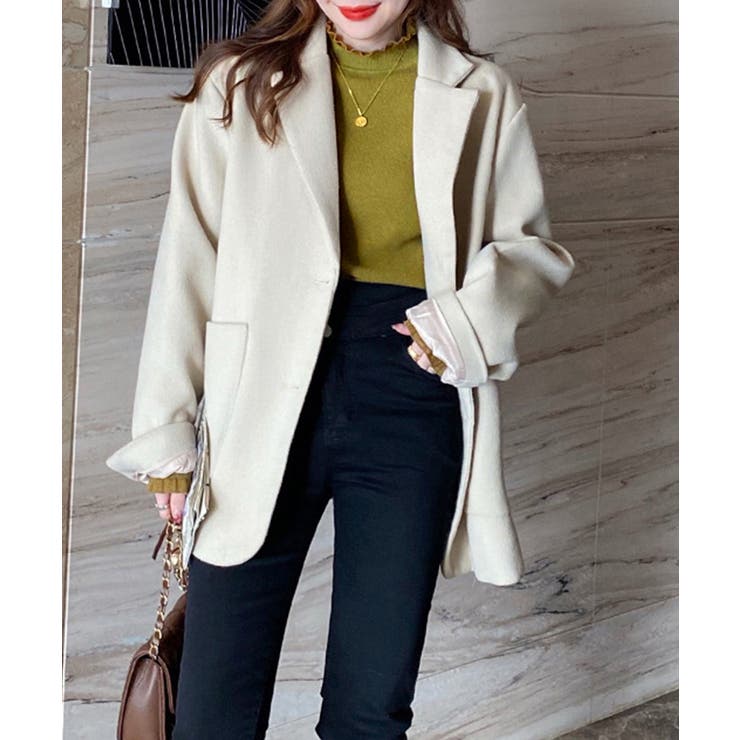 ハイネックニットトップスフリルニットソー | Miniministore | 詳細画像13 