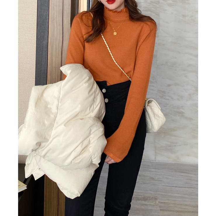 ハイネックニットトップスフリルニットソー | Miniministore | 詳細画像14 