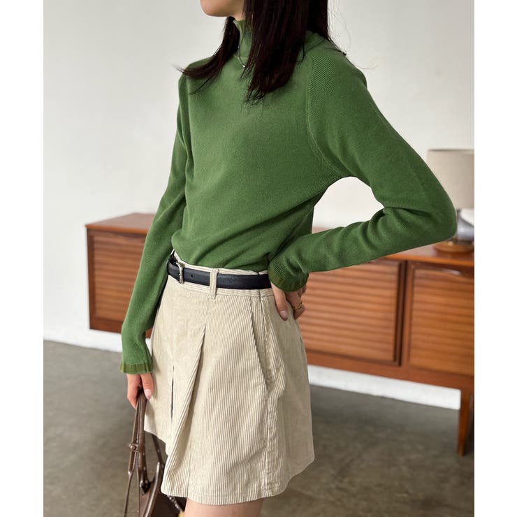 ハイネックニットトップスフリルニットソー | Miniministore | 詳細画像24 