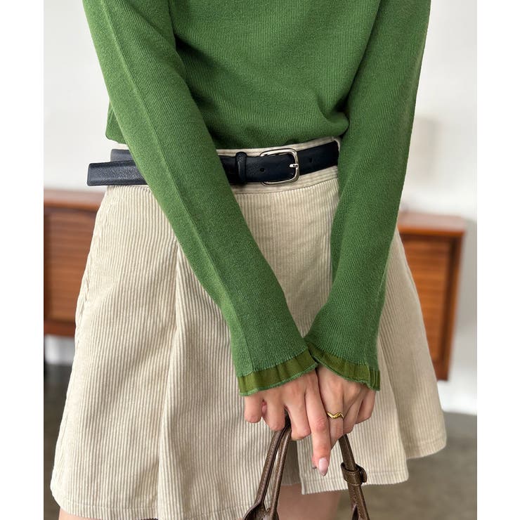 ハイネックニットトップスフリルニットソー | Miniministore | 詳細画像25 