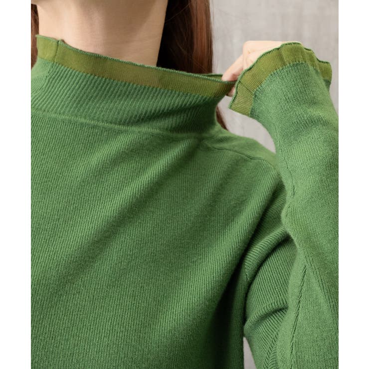 ハイネックニットトップスフリルニットソー | Miniministore | 詳細画像34 