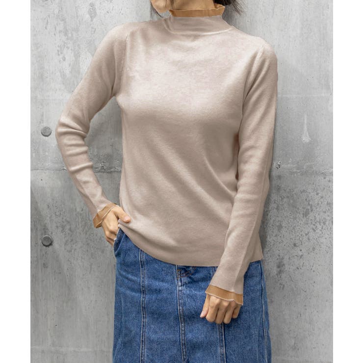 ハイネックニットトップスフリルニットソー | Miniministore | 詳細画像39 