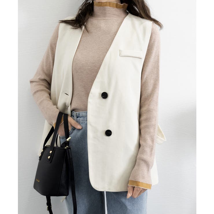 ハイネックニットトップスフリルニットソー | Miniministore | 詳細画像41 