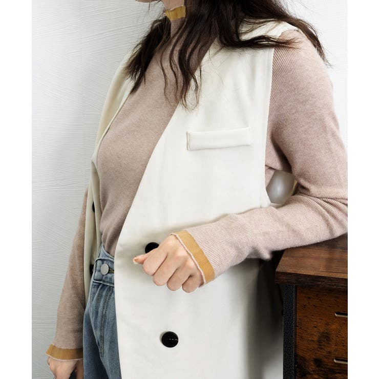 ハイネックニットトップスフリルニットソー | Miniministore | 詳細画像42 