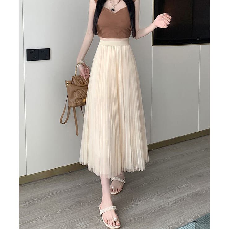 チュールスカートレディースロングスカート | Miniministore | 詳細画像3 