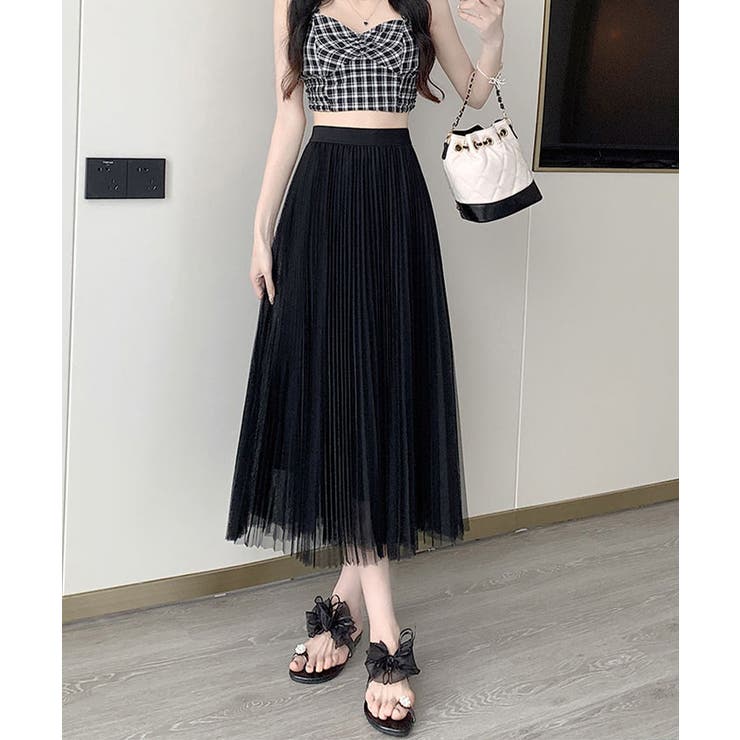 チュールスカートレディースロングスカート | Miniministore | 詳細画像9 