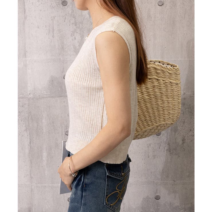 サマーニットタンクトップ 背中開き 夏服 | Miniministore | 詳細画像29 