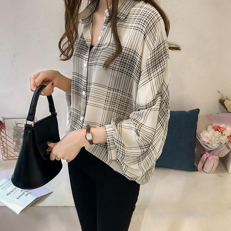 シャツブラウス 薄手 カーディガン 韓国 | Miniministore | 詳細画像11 